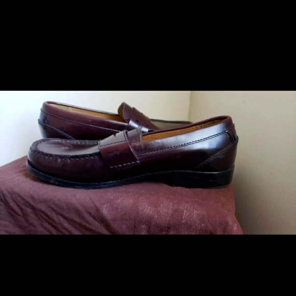 Chaps Men's Penny Loafers 96-8328 Size: 10M Burgundy 04-104362 - Picture 7 of 9